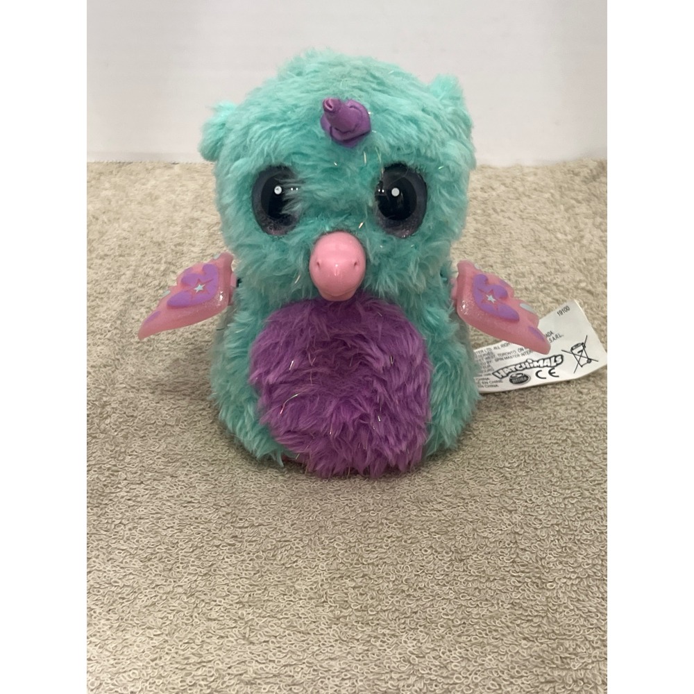 Hatchimals Pixies‎ Unicorn Glitter Wings Turquoise Purple Plush Toy